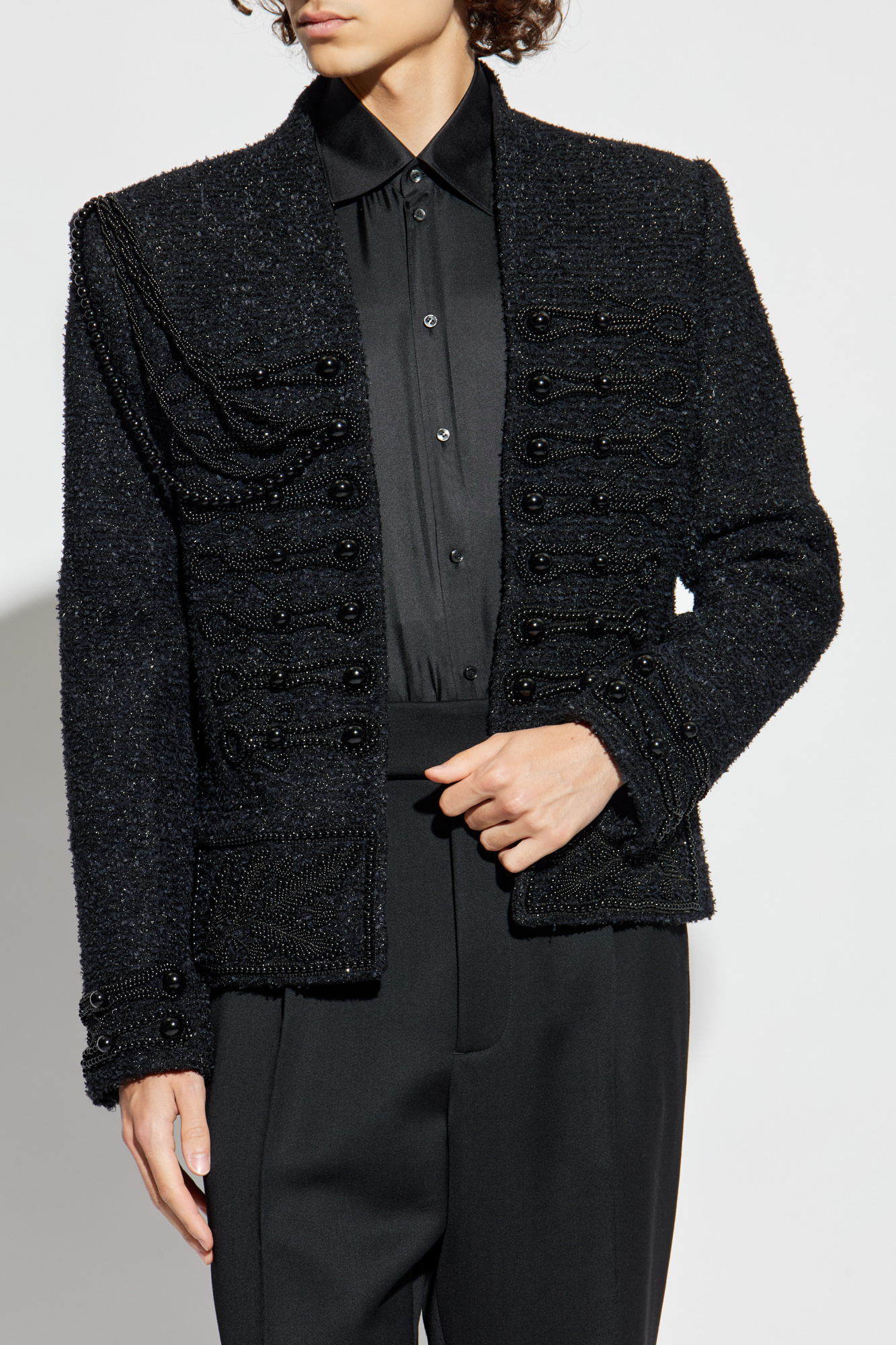 Black Tweed blazer Balmain - Vitkac AS